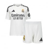 Maglie da calcio Real Madrid Aurelien Tchouameni #14 Prima Maglia Bambino 2024-25 Manica Corta (+ Pantaloni corti)